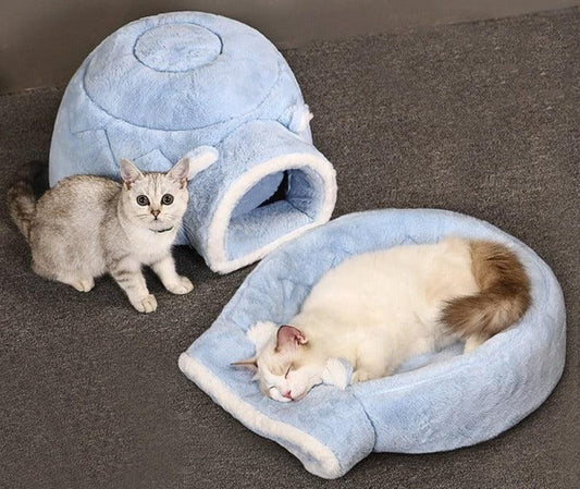 Coussin Grotte Pour Chat - La Maison de la Housse®